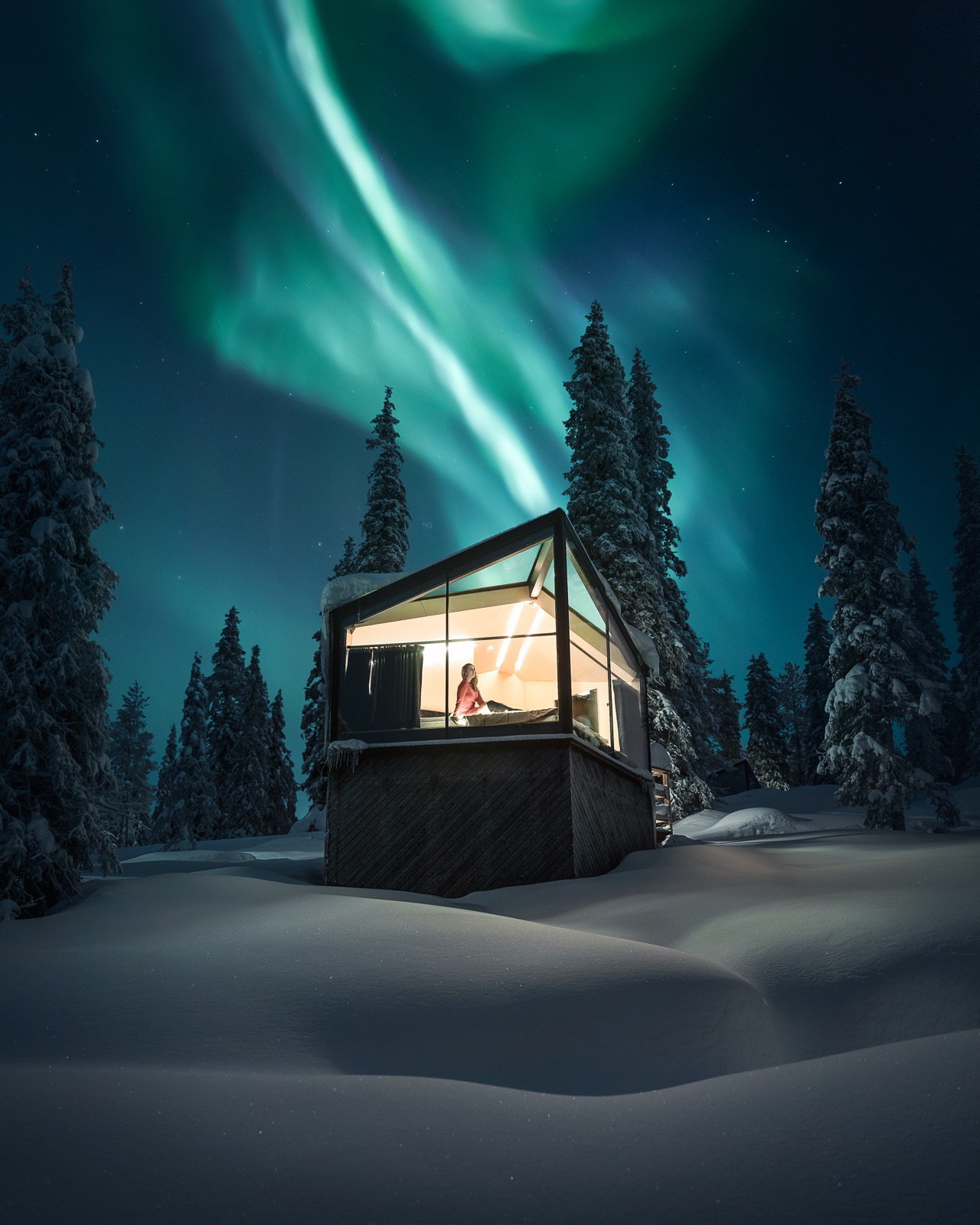 Northern Lights tour experience in Finnish Lapland — traveller photo 146